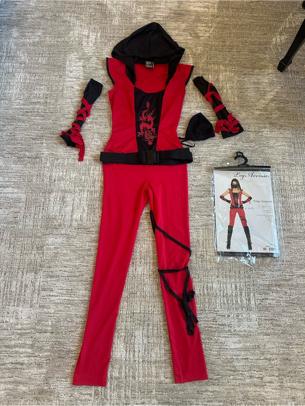 Women’s Red Ninja Costume